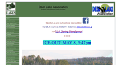 Desktop Screenshot of deerlakeassociation.org